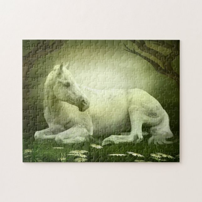 Grey Arabian Horse Jigsaw Puzzle (Horizontal)