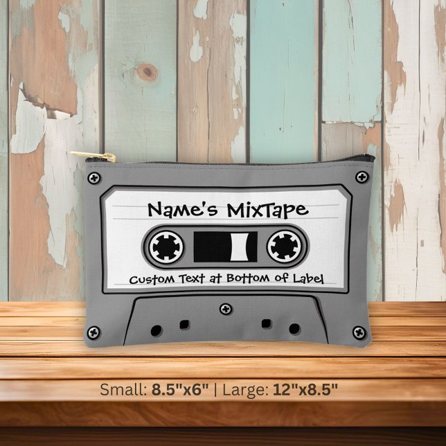 Grey Audio Cassette Tape Accessory Pouch (Creator Uploaded)
