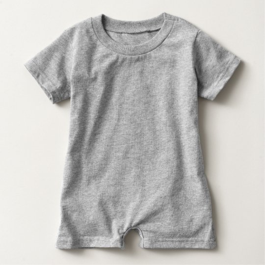 Grey Baby Romper
