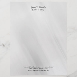 Grey Background Elegant Plain Simple Professional Letterhead