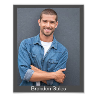 Grey Background Headshots for Actors - 8x10 Prints