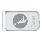 Grey Basketball Circle Logo Personalized