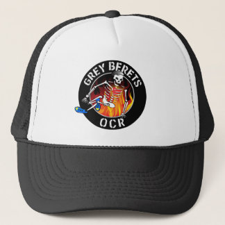 Grey Beret Truckers Hat
