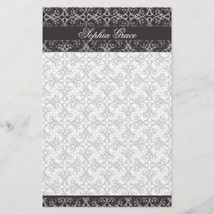 Grey Berry Cluster Stationery