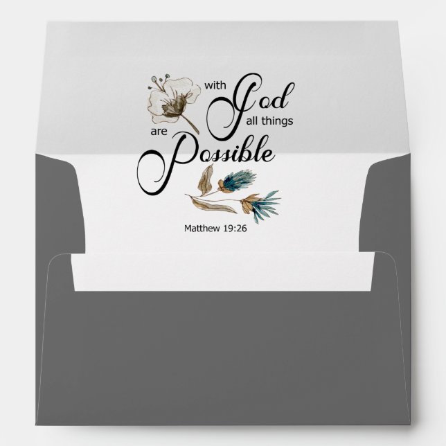 Grey Bible verse Envelope (Back (Bottom))