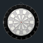 Grey Black And White Dartboard<br><div class="desc">Grey Black And White Dart Board</div>
