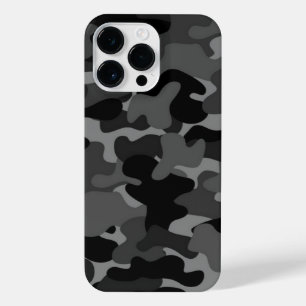 Grey Black Camo iPhone 14 Pro Max Case