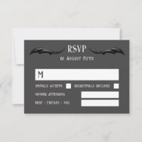 Grey Black Dragon Monogram Fantasy Wedding