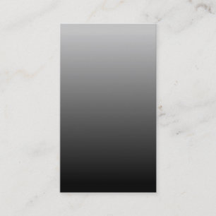 Grey Black Ombre Business Card