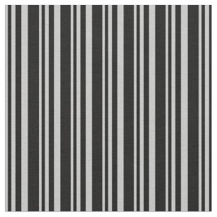 Grey & Black Striped/Lined Pattern Fabric