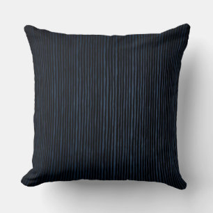 Grey Black Throw Pillow