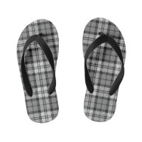 Grey Blackwatch Tartan Plaid Design
