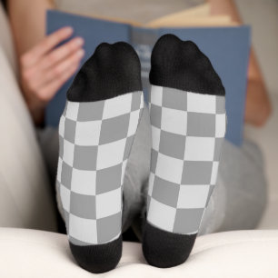 Grey blocks socks