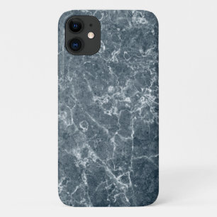 Grey Blue Abstract Pattern iPhone 11 Case