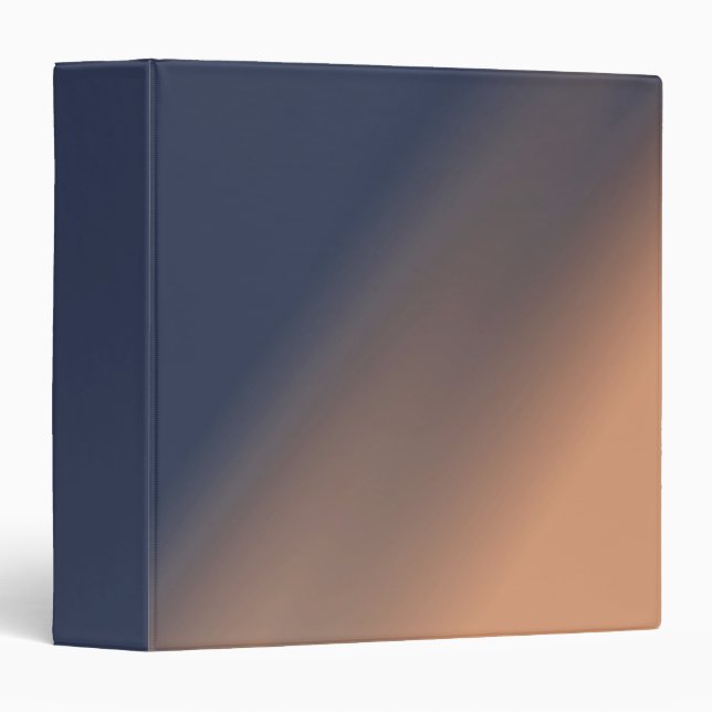 Grey-blue and beige gradient.  binder (Front/Spine)