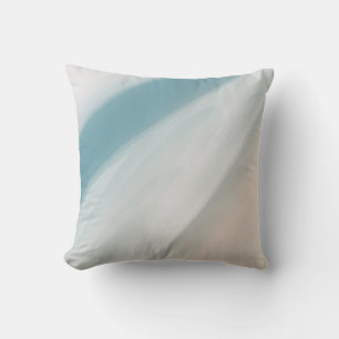 Grey-blue and beige gradient.  throw pillow