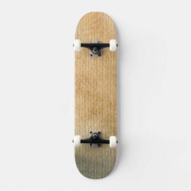 grey-blue background watercolor 7 skateboard (Front)