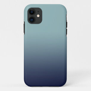 Grey-blue gradient.  iPhone 11 case