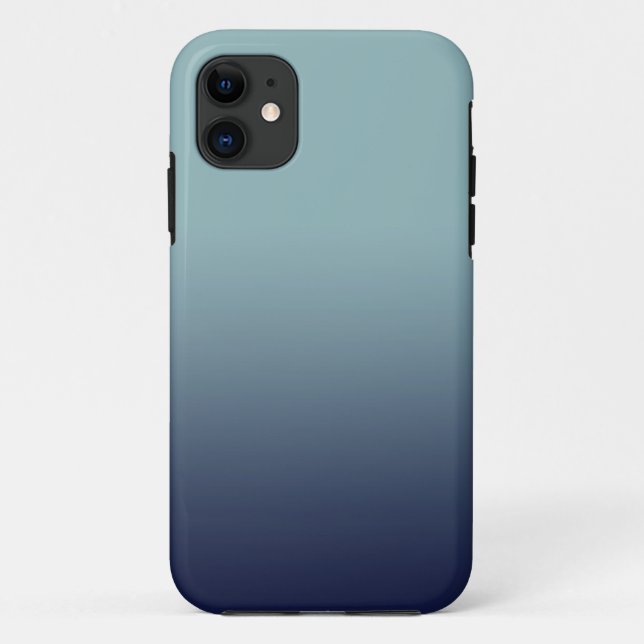 Grey-blue gradient.  Case-Mate iPhone case (Back)