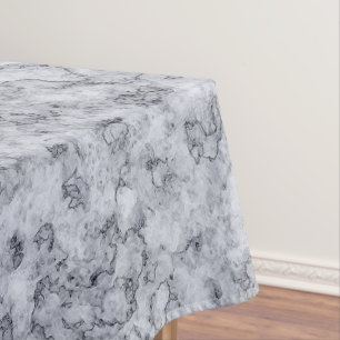 Grey Blue marble Tablecloth
