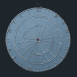 Grey Blue (solid colour) Dartboard<br><div class="desc">Grey Blue (solid colour)</div>
