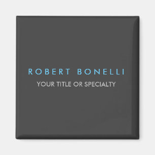 Grey Blue Trendy Magnet