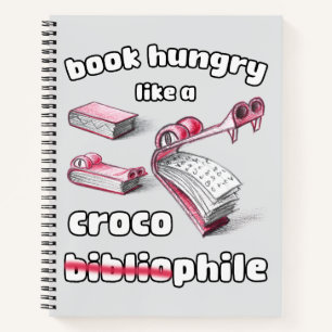 Grey Book Hungry Like A Crocophile Sketch
