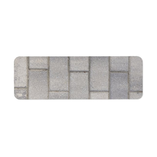 Grey Brick Cement Sidewalk  (Front)
