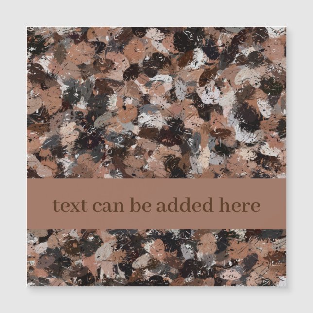Grey, Brown and Black Paint Splatters (Front)