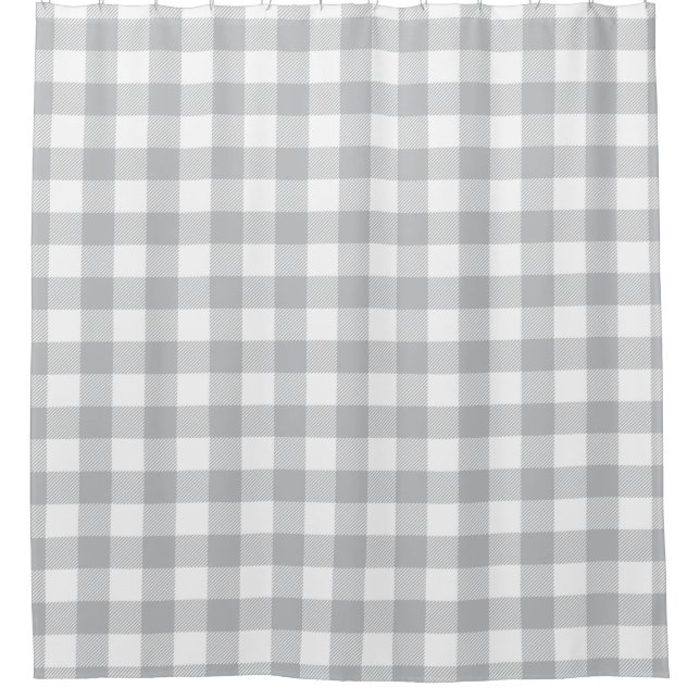 Grey Buffalo Plaid Chequered Pattern (Front)