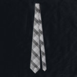 Grey Buffalo Plaid & Monogram Tie<br><div class="desc">Get a classic print with this grey buffalo plaid with your monogram on this tie.  Choose from different colour monogram marks.</div>