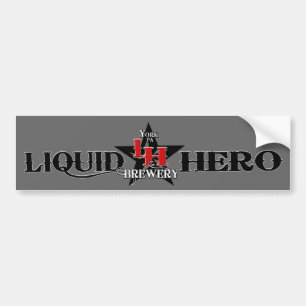 Grey bumper sticker