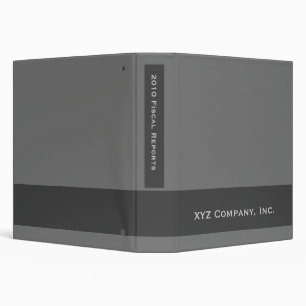 grey business binder