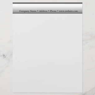Grey Business Letterhead