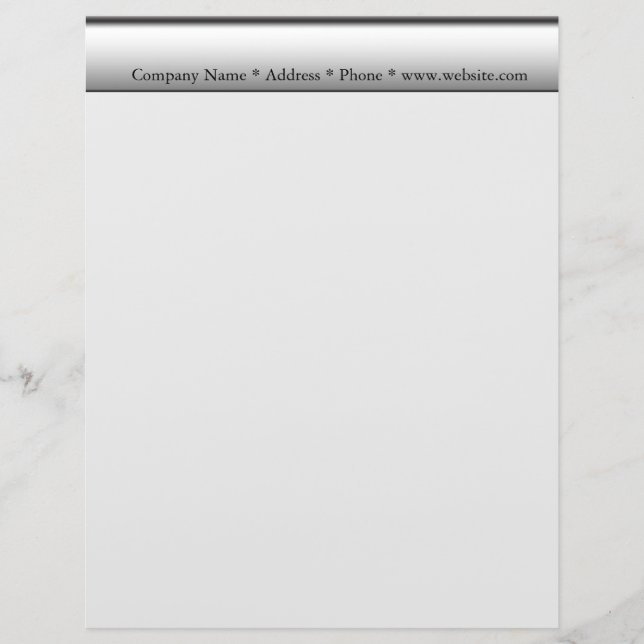 Grey Business Letterhead (Front)