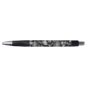 Grey Butterflies Print Pen