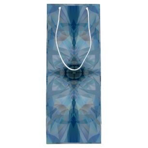 Grey Butterflies Wine Gift Bag