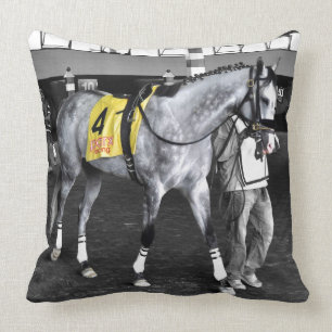 Grey by You Throw Pillow