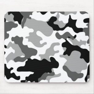 Grey Camo Mousepad