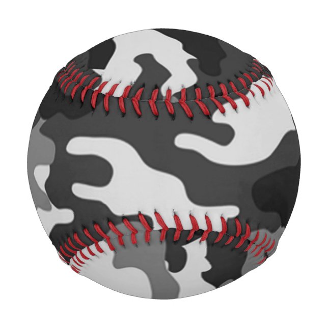 Grey Camouflage Baseballs (Front)