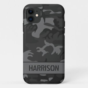 Grey Camouflage iPhone 11 Case