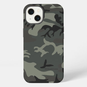 Grey camouflage iPad Case