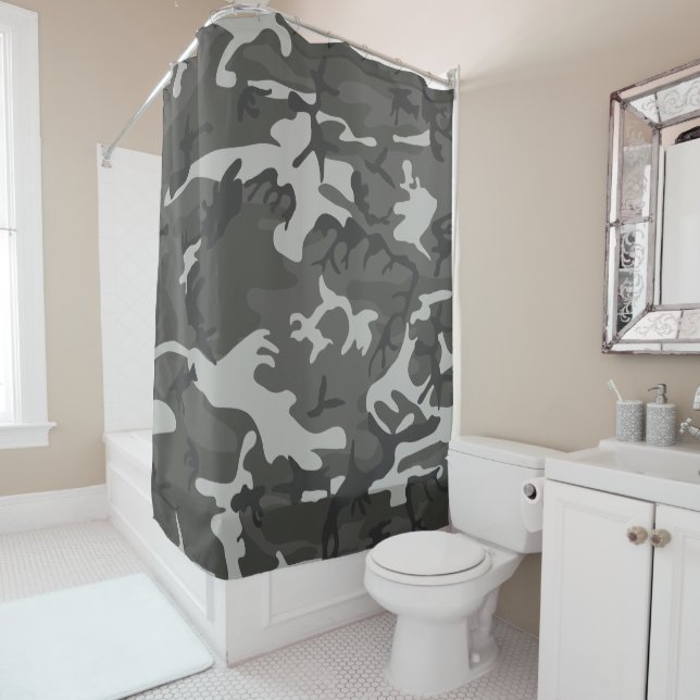 Grey Camouflage Pattern, Military Pattern, Army (In Situ)