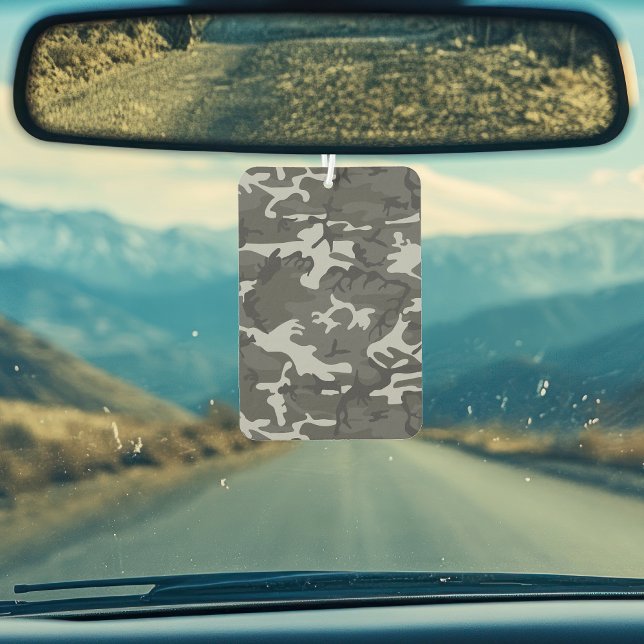 Grey Camouflage Pattern, Military Pattern, Army Air Freshener (Creator Uploaded)