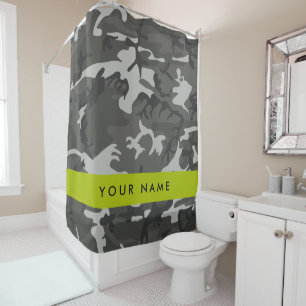 Grey Camouflage Pattern, Your name, Personalize