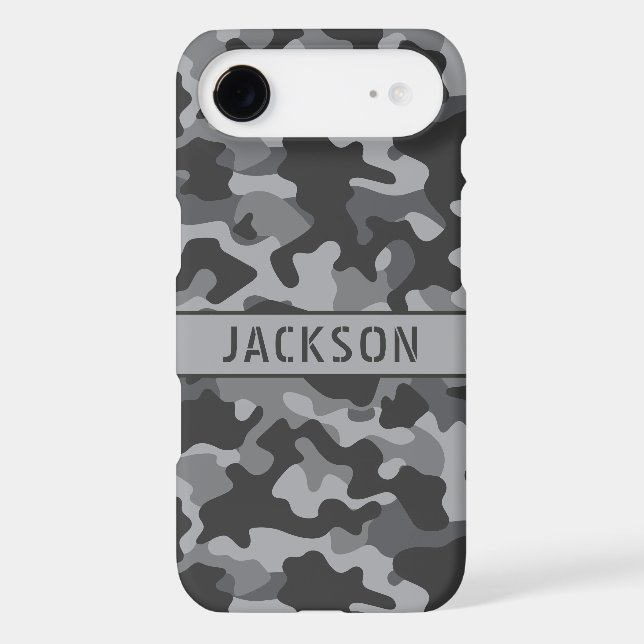 Grey Camouflage Personalized (Back)