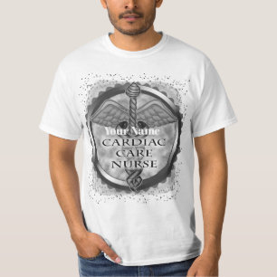 Grey Cardiac Care Nurse T-Shirt