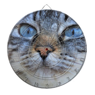 Grey Cat Dartboard