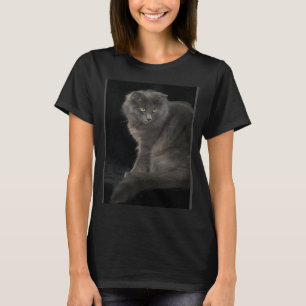 Grey Cat Grey Ragdoll Cat Kitten Cute Graphic Ide T-Shirt