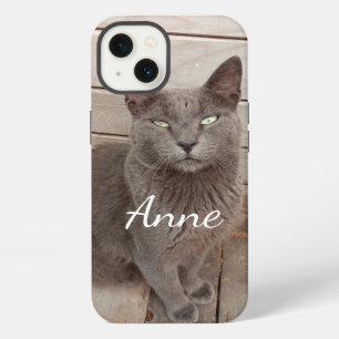 Grey Cat iPhone 13 Case